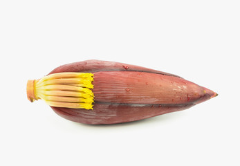 clean banana blossom