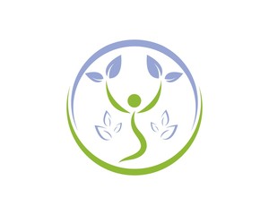 Healthy Life people medical Logo template vector