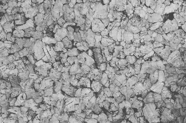 macro view of natural compressed cork surface