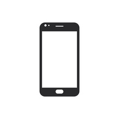 Smartphone vector icon in modern style for web site and mobile app