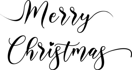 Merry Christmas vector text Calligraphic Lettering design card template. Creative typography for Holiday Greeting Gift Poster. Calligraphy Font style Banner.