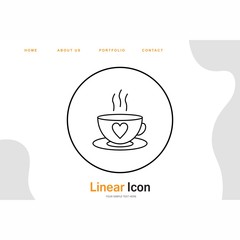 Love Tea icon for your project