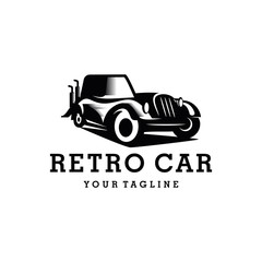 Fototapeta premium Retro Car Logo Design Template Vector