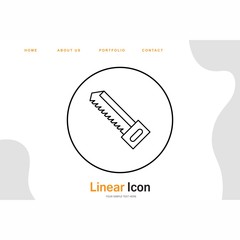 Handsaw icon for your project