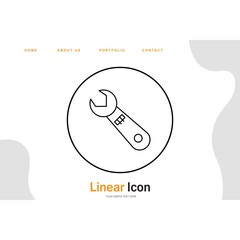 wrench icon for your project