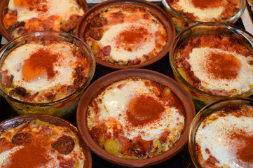 Homemade food - A Portion of Improvised Traditional Food (Gyuvetche) from Yambol, Bulgaria