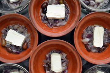 Homemade food - A Portion of Improvised Traditional Food (Gyuvetche) from Yambol, Bulgaria