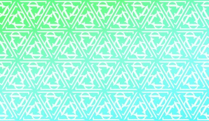 Fototapeta premium Pattern With Abstract Illusion Triangles. Gradient background. Vector Illustration. Design For Paper, Flyer, Presentation, Invitation Card