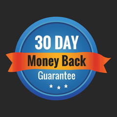 30 days money back guarantee icon