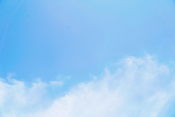 Blue sky with cloud at Phuket Thailand.