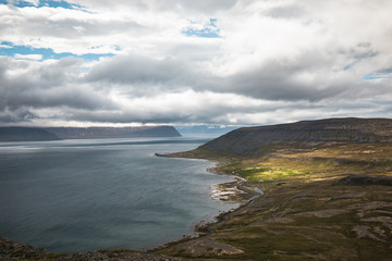 ferry port hesteyri hornstrandir nature reserve westfjords iceland