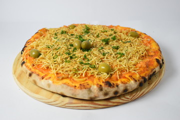 Pizza de estrogonofe