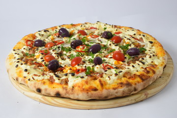 Pizza de linguiça