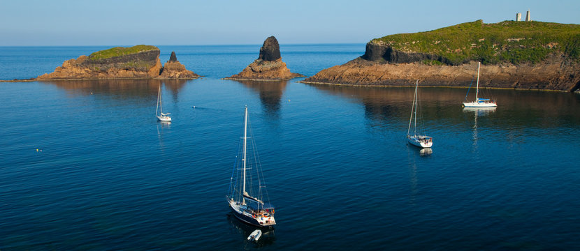L'Illa Grossa, Reserva Natural Islas Columbretes, Mar Mediterr&aacute;neo, Castell&oacute;n, Comunidad Valenciana, Espa&ntilde;a