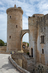 Fototapeta na wymiar Bellver Castle in Palma-de-Mallorca, Spain