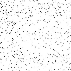 Seamless texture with randomly disposed spots. Geometric monochrome abstract pattern with points. Background black and white. Vector illustration.