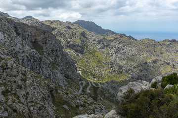 landscape of Sierra de Tramuntana, Mallorca, Spain
