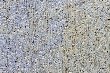 Plastered wall according to the bark beetle method.