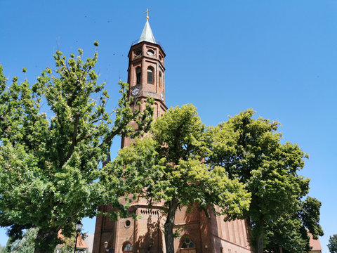 Kirche in Niemegk im Kreis Potsdam in Brandenburg in Deutschland