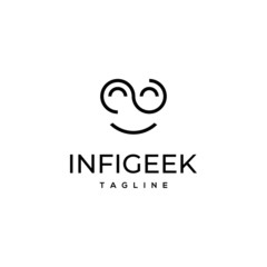 Infinite Logo Design Vector