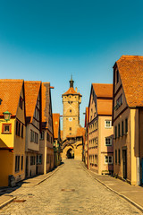 Klingentor in Rothenburg ob der Tauber  Deutschland