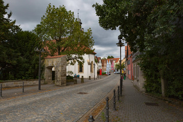 Naklejka premium Öhringen,Germany,9,2015;is the largest town in Hohenlohe (district)