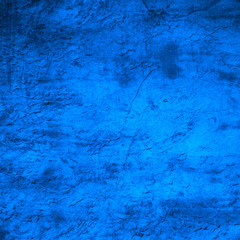 Grunge blue wall background or texture
