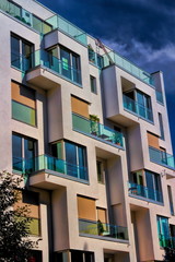 saniertes wohnhaus in berlin, deutschland