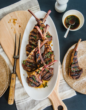 Lamb Chops ready to be served 
