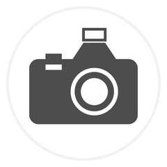 Photography icon - digital camera illustrations - photo & picture sign and symbols. Vector eps 10
