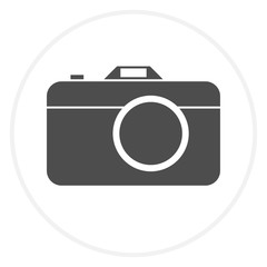 Photography icon - digital camera illustrations - photo & picture sign and symbols. Vector eps 10