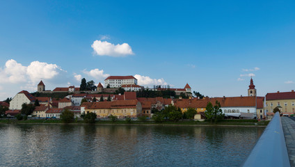 Fototapeta na wymiar Ptuj,Slovenia,8,2016:Lower Styria, medieval city