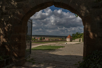 Obraz premium Adenberg,Germany,9,2015: Small town included in the route of the castles