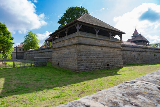 Lichtenau,Germany,9,2015:Fortress amazing place with a long history