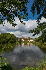 Adenberg,Germany,9,2015: Small town included in the route of the castles