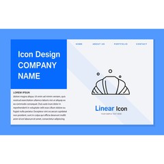 croissant  icon for your project