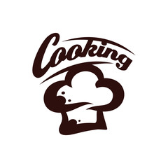 Chef logo Design Vector. Cooking logo template. Bakery logo template. Chef Hat Logo Template vector