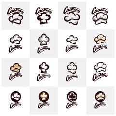 Chef logo Design Vector. Cooking logo template. Bakery logo template. Chef Hat Logo Template vector