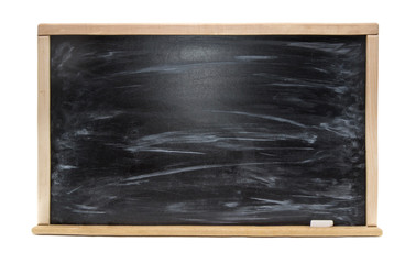 Blank black chalkboard background