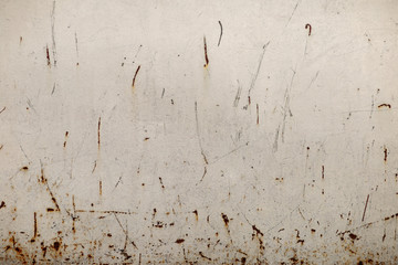 Poorly painted metal surface,shot on a Sunny summer day