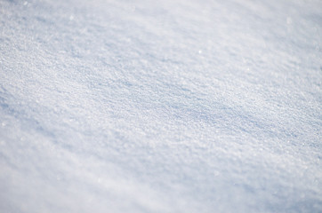 background of fresh snow