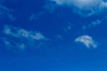 Fototapeta na wymiar white cloud in blue sky shot on a summer day