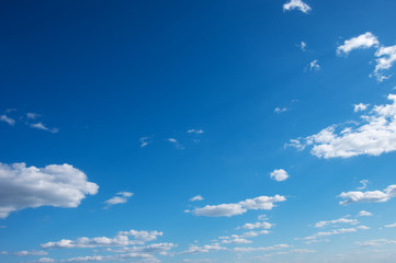 blue sky background with white clouds