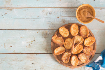 Torrijas sweet dessert spain