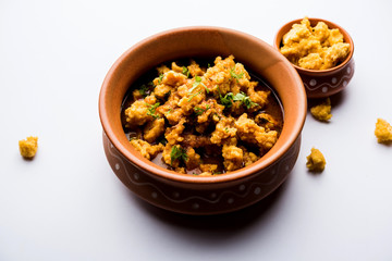 Home made mung dal masala vadi also known as Moong wadi or moongwadi or moongodi sabzi. It's a popular Maharashtrian recipe especially from Vidarbha region.