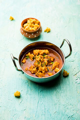 Home made mung dal masala vadi also known as Moong wadi or moongwadi or moongodi sabzi. It's a popular Maharashtrian recipe especially from Vidarbha region.