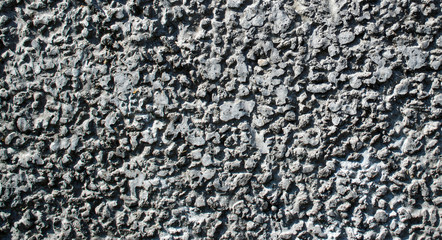 concrete wall, wall of concrete and rubble