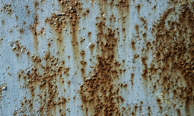rusty sheet metal. paint and rust