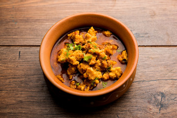 Home made mung dal masala vadi also known as Moong wadi or moongwadi or moongodi sabzi. It's a popular Maharashtrian recipe especially from Vidarbha region.