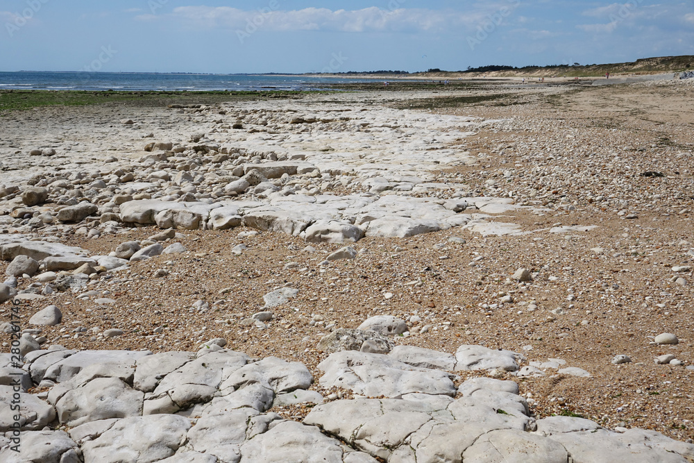 Wall mural France. Island Ile de Re. Landscape of the coast